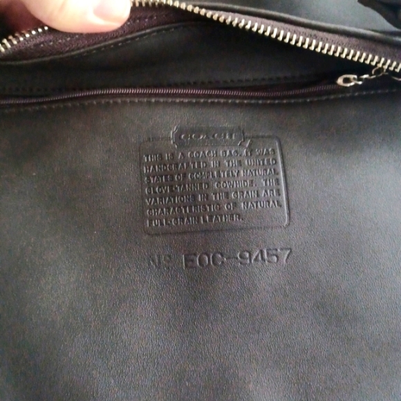 COACH VINTAGE HOBO LEATHER CHELSEA BROWN  CROSSBODY BAG  NEW - Picture 12 of 16